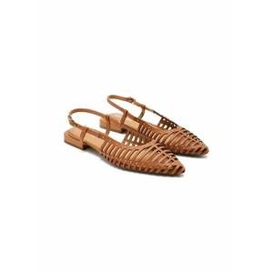 NEW GIOSEPPO women's jericho flats in camel